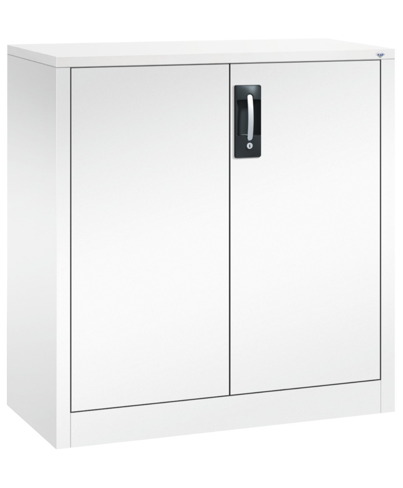 Armario auxiliar de puertas batientes C+P Acurado, 930 x 400 x 1000 mm, blanco - 1