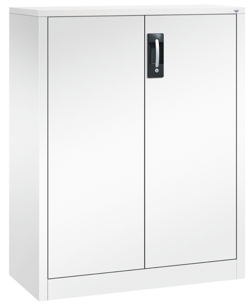 C+P wing door cabinet Acurado, side cabinet, 930 x 400 x 1200 mm, white - 1