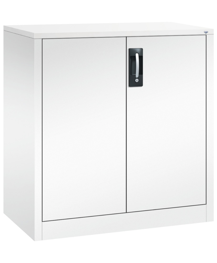 C+P wing door cabinet Acurado, side cabinet, 930 x 500 x 1000 mm, white - 1
