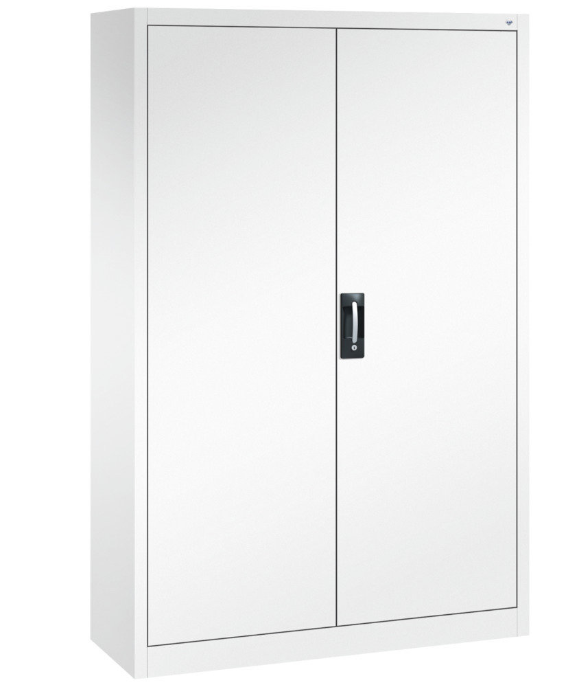 Armario de puertas batientes C+P Acurado, 1200 x 400 x 1950 mm, blanco - 1