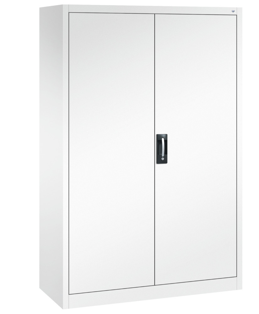 C+P wing door cabinet Acurado, 1200 x 500 x 1950 mm, white - 1