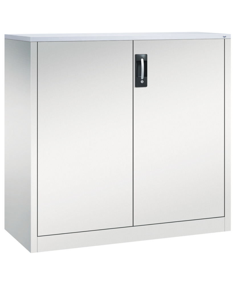 C+P wing door cabinet Acurado, side cabinet, 1200 x 500 x 1200 mm, light grey - 1