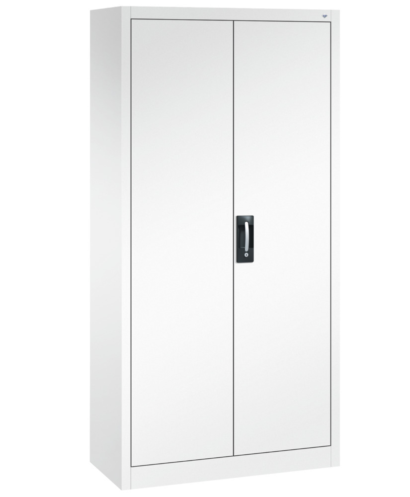 Armario de puertas batientes C+P Acurado, distribución, 930 x 400 x 1950 mm, blanco, 21 estantes - 1