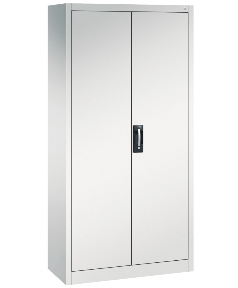 C+P wing door cabinet Acurado, 930 x 400 x 1950 mm, light grey - 1