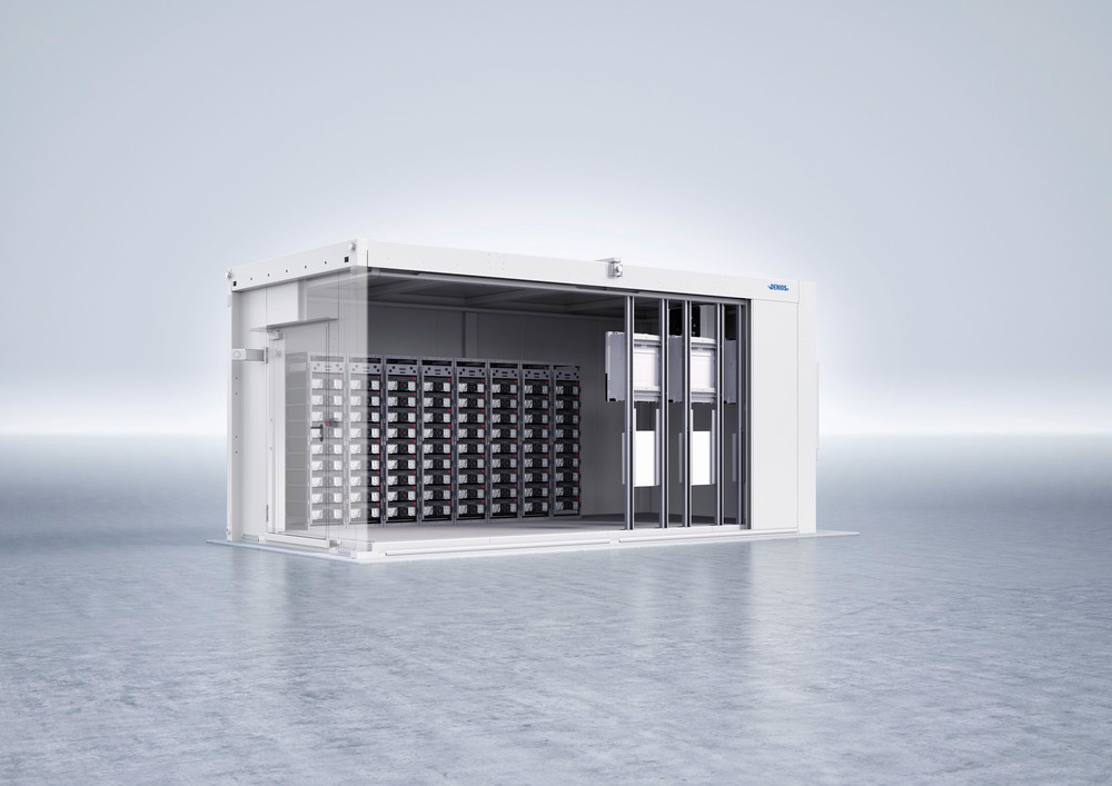 Conteneur de stockage d'énergie renouvelable à batteries lithium-ion POWER SAFE, EFP 720, coupe-feu - 1