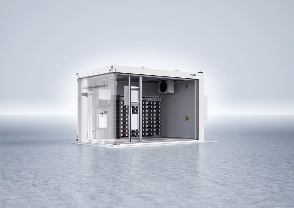 Conteneur de stockage d'énergie renouvelable à batteries lithium-ion POWER SAFE, EFP 480, coupe-feu - 1