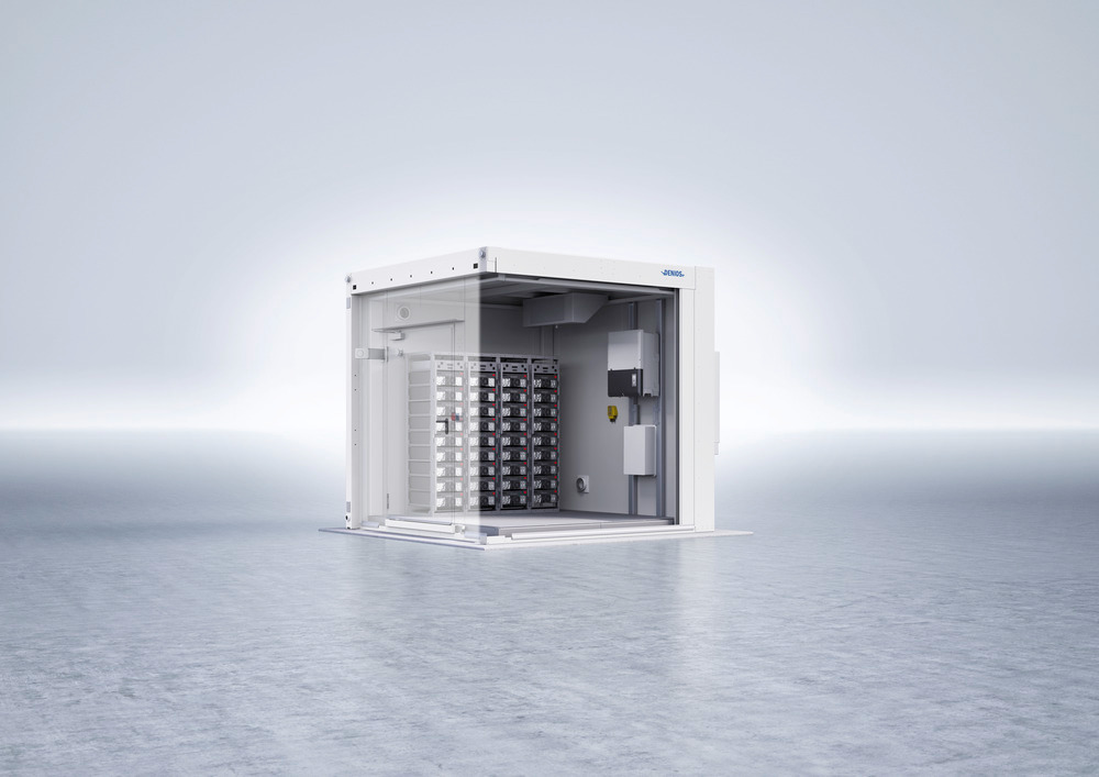 Conteneur de stockage d'énergie renouvelable à batteries lithium-ion POWER SAFE, EFP 240, coupe-feu - 1