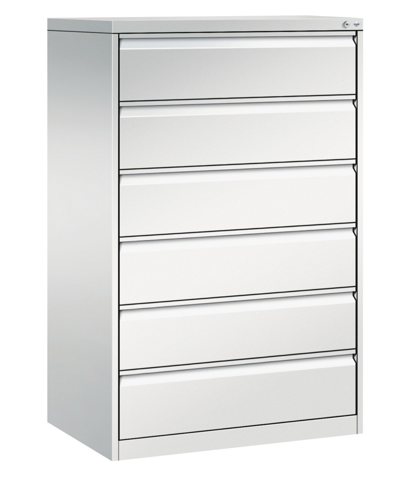 Armoire de classement Acurado, 787 x 590 x 1357 mm, gris clair - 2