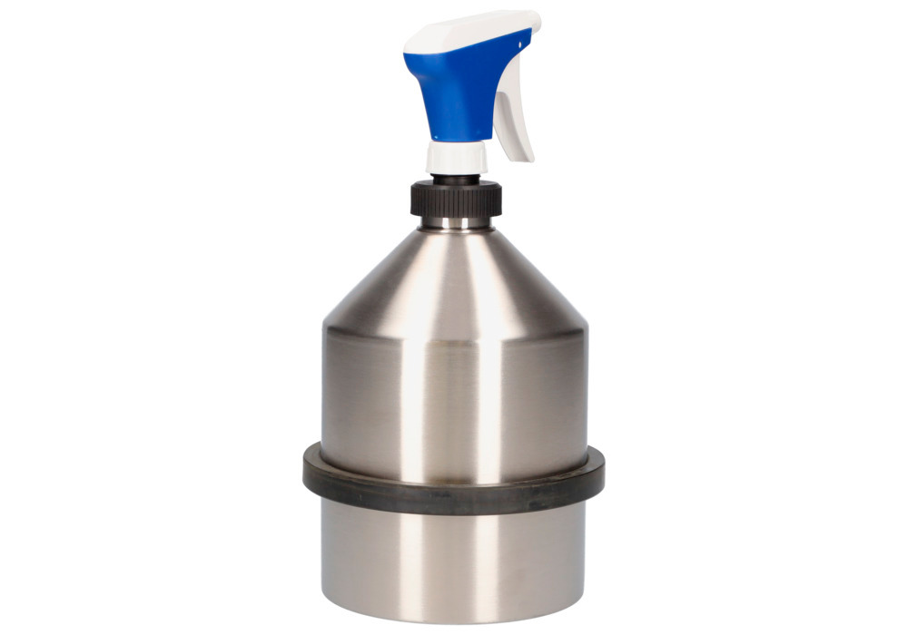 Spraykanna av rostfritt stål 2 l med gänga G1 1/4" ISO EN 228-1 - 5