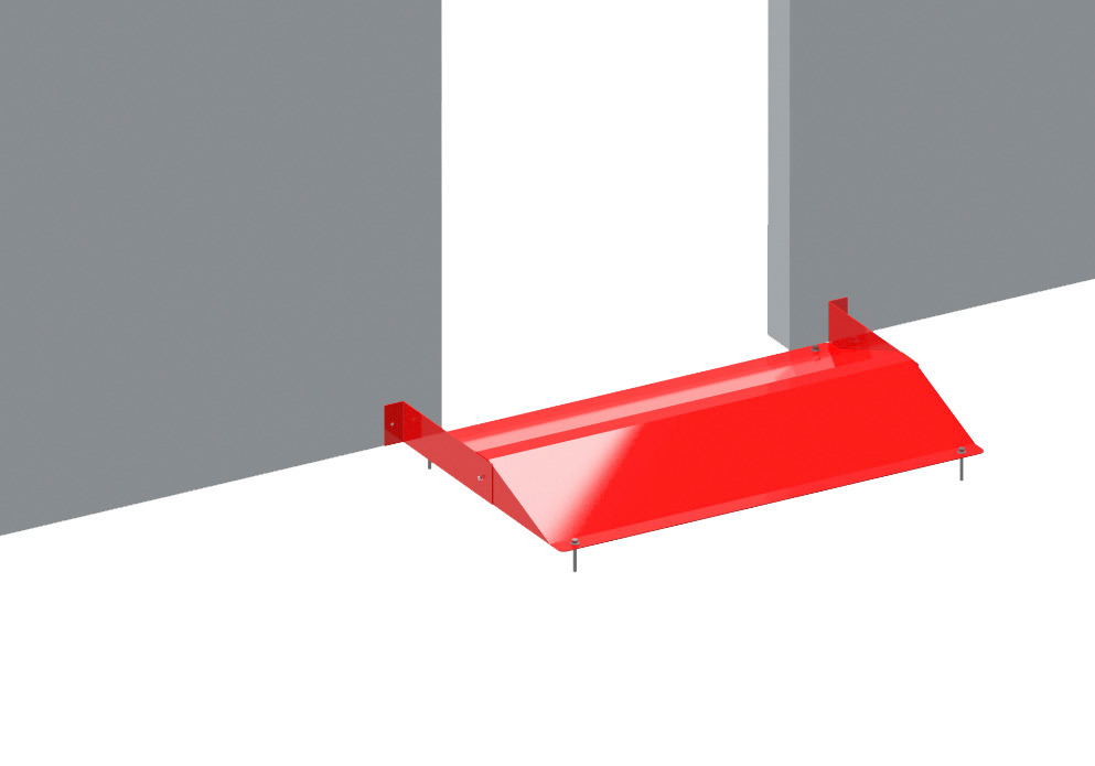 Double ramp barrier for protection against chemical liquids and floods 3 ft x 3 in X 2 ft - 1