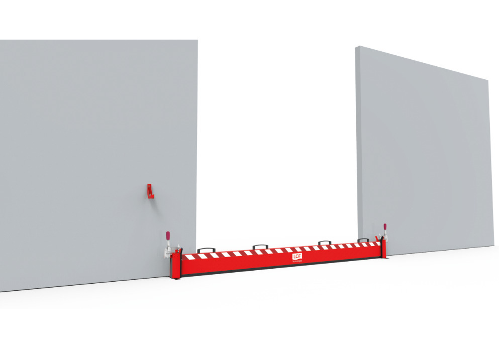 Plug-in barrier for protection against hazardous substances and floods, 800 x 200 mm - 1