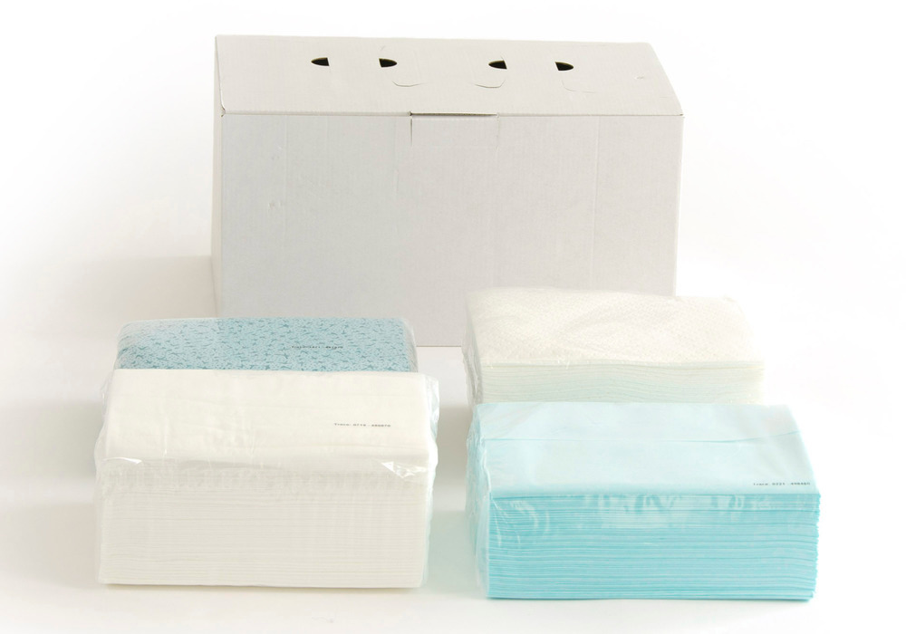 Cleaning cloths sample set, 185 cleaning cloths in four different versions for testing - 1