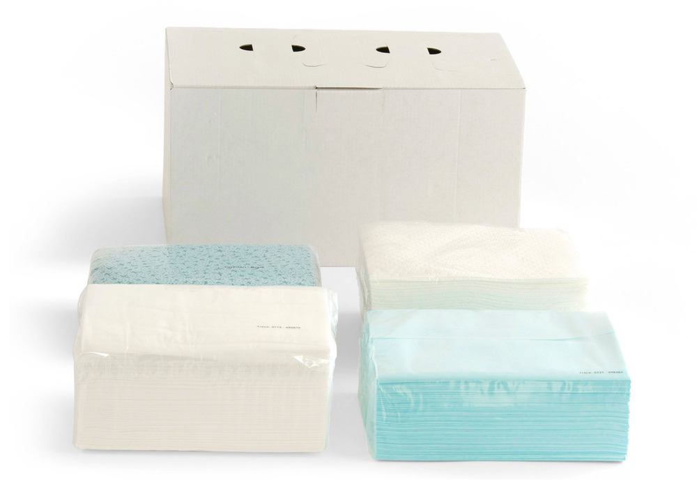 Cleaning cloths sample set, 185 cleaning cloths in four different versions for testing - 1
