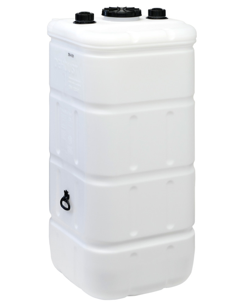 Double-walled plastic tank, 750 litres, level indicator, venting, hand hole 240 mm - 1