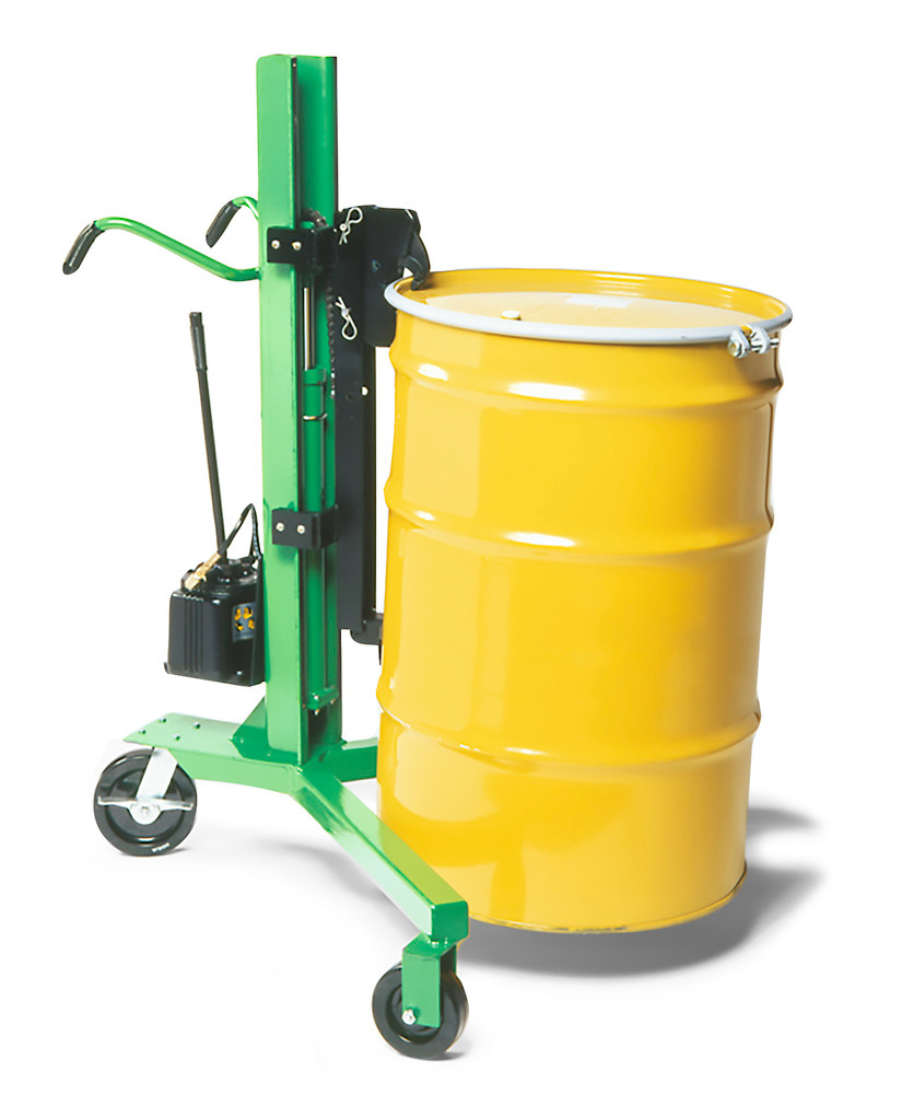 Drum Caddy - Steel Construction - For Steel Drums - Swivel Casters - 800 lbs Load Capacity - 1