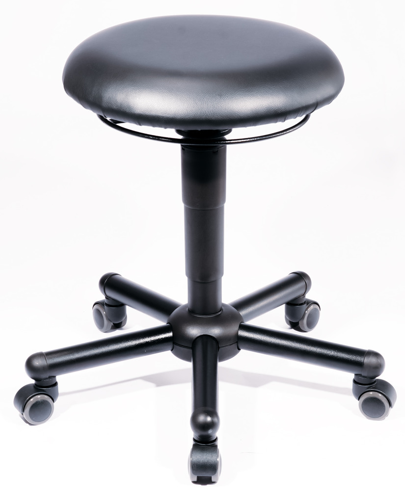 Taboret warsztatowy Mey Chair Assistant Pro XXL, nośność 200 kg, duże siedzisko okrągłe - 1