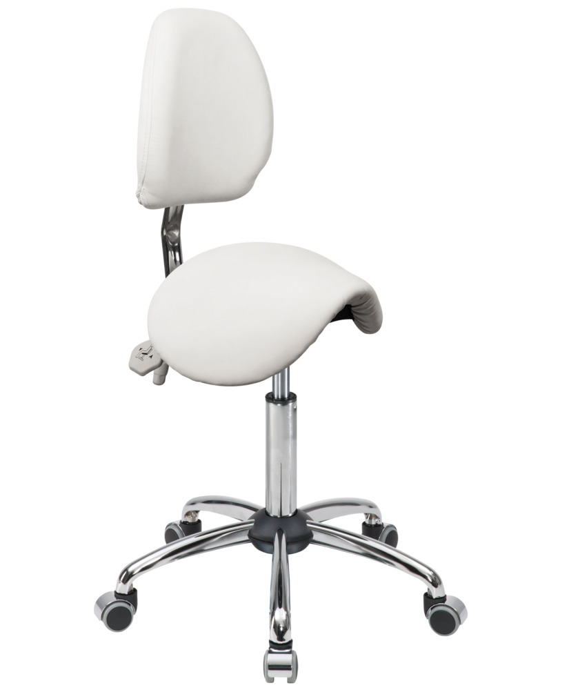 Mey Chair Laborhocker Assistant Basic, mit Sattelsitz, neigungsverstellbarer Sitz - 1
