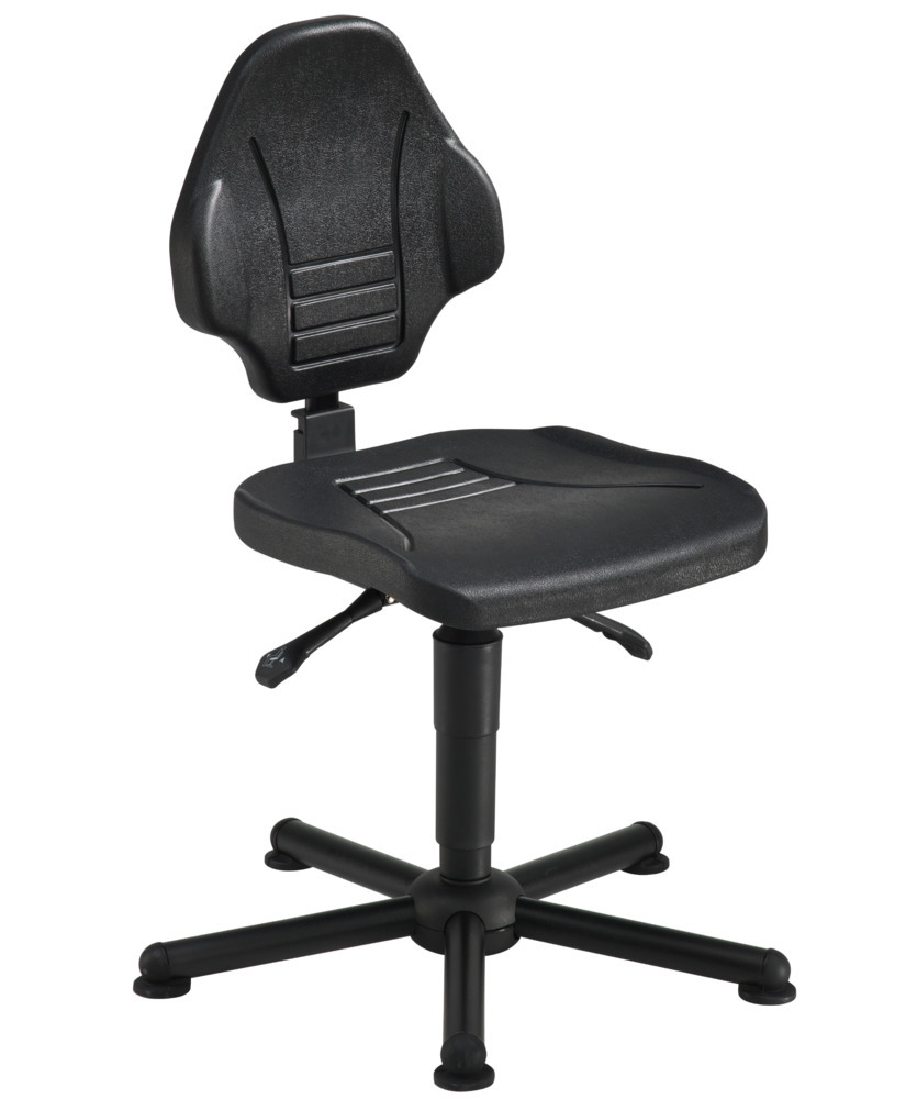Mey Chair industrial swivel chair Workster Pro, seat height up to 620 mm, back w. anti-shock protect - 1