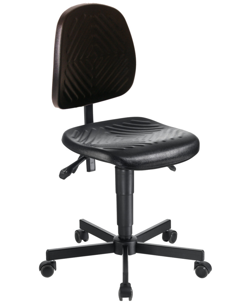 Chaise de travail pivotante Mey Chair Workster Basic, hauteur d'assise jusqu'à 640 mm, dossier haut - 1