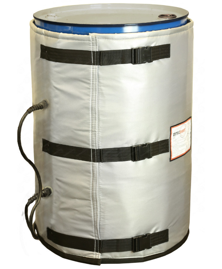Drum Heater Jacket - for 55 Gallon Drum - Ordinary Location - 2x0-160°C Thermostat - 120V- 2600 Watt - 2