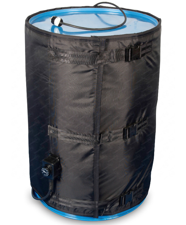 Drum Heater Jacket - for 55 Gallon Drum - Ordinary Location - 0-90°C Thermostat  - 120V - 600 Watt - 1