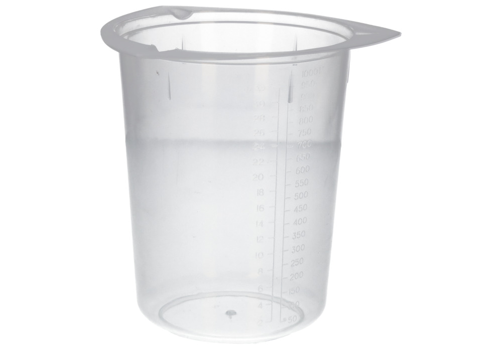 Universal measuring jug in PP, with spout,  1000 ml, 12 pieces - 4