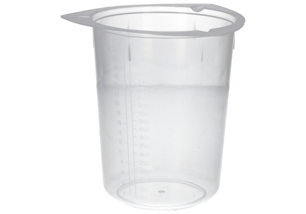 Universal measuring jug in PP, with spout,  1000 ml, 12 pieces - 1