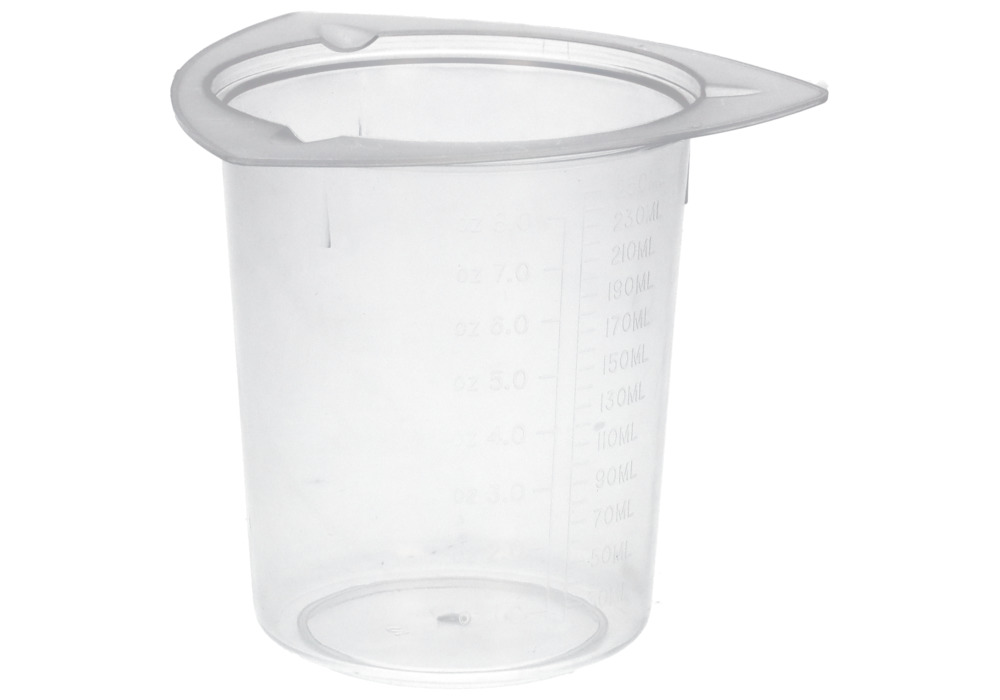 Universal measuring jug in PP, with spout,  250 ml, 24 pieces - 5