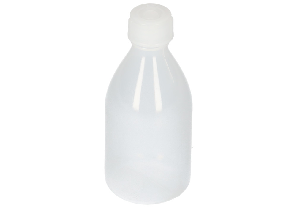 Økologiske flasker med smal hals af Green-PE, med skurelåg, 100 ml, 24 stk. - 3
