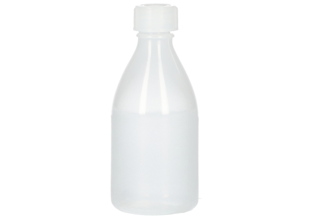 Bio lahve s úzkým hrdlem z ekologického PE, se šroubovacím uzávěrem, 100 ml, 24 ks - 1