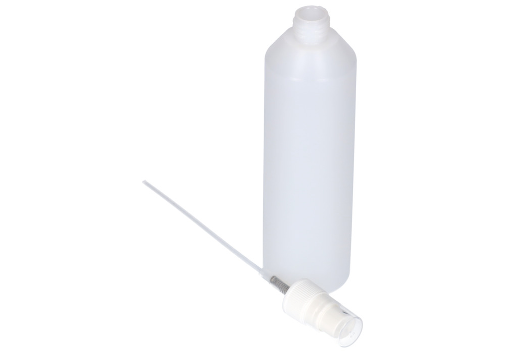 Spray bottles in HDPE, pump atomiser in PP, transparent, 250ml, 10 pieces - 1