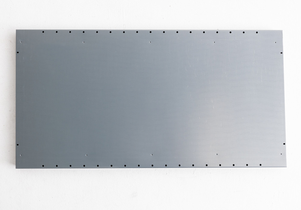 Fachboden für Kleingebinderegal, 1000 mm x 500 mm, verzinkt, 250 kg Fachlast - 1