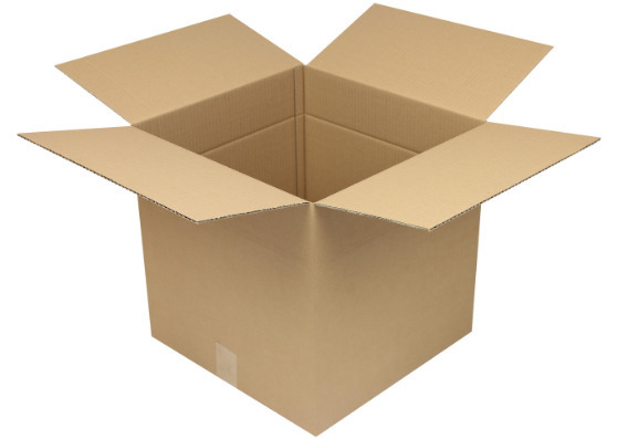 Krabica z vlnitej lepenky (1-vrstvová), vnútorné rozmery 400 x 400 x 400 mm, kvalita 1.30C - 1