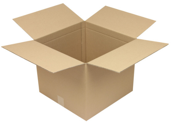 Corrugated cardboard folding box, single wall, internal dimensions 390 x 390 x 340 mm, quality 1.20C - 1