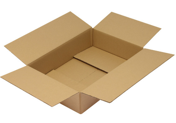 Boîte en carton pliant ondulé à 2 cannelures, dimensions intérieures 600x400x130mm, qualité 2. 30BC - 1