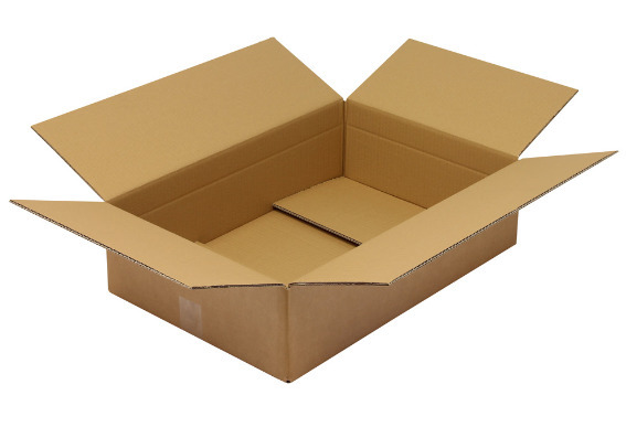 Boîte en carton pliant ondulé à 2 cannelures, dimensions intérieures 590x390x150mm, qualité 2. 30BC - 1