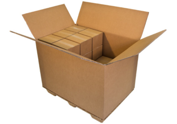 Boîte en carton pliant ondulé, 3 cannelures, dimensions intérieures 1170x780x780mm, qualité 2. 90CAA - 1