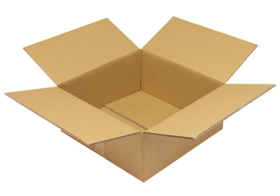 Boîte en carton pliant ondulé à 2 cannelures, dimensions intérieures 400x400x170mm, qualité 2. 30BC - 1