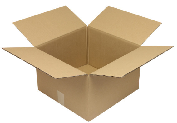 Boîte en carton pliant ondulé à 2 cannelures, dimensions intérieures 390x390x250mm, qualité 2. 20BC - 1