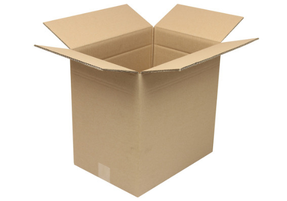Boîte en carton pliant ondulé à 2 cannelures, dimensions intérieures 380x275x370mm, qualité 2. 20BC - 1