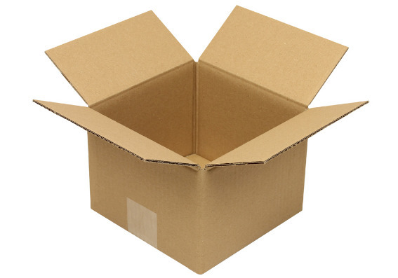 Boîte en carton pliant ondulé à 2 cannelures, dimensions intérieures 180x180x130mm, qualité 2. 20EB - 1