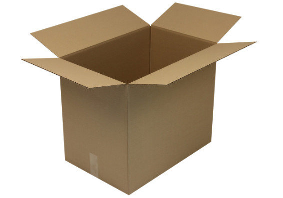 Boîte en carton pliant ondulé à 1 cannelure, dimensions intérieures 600x400x500 mm, qualité 1 .30C - 1