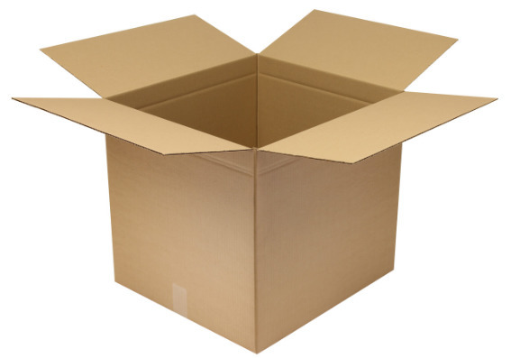 Boîte en carton pliant ondulé à 1 cannelure, dimensions intérieures 550x500x500 mm, qualité 1 .30C - 1