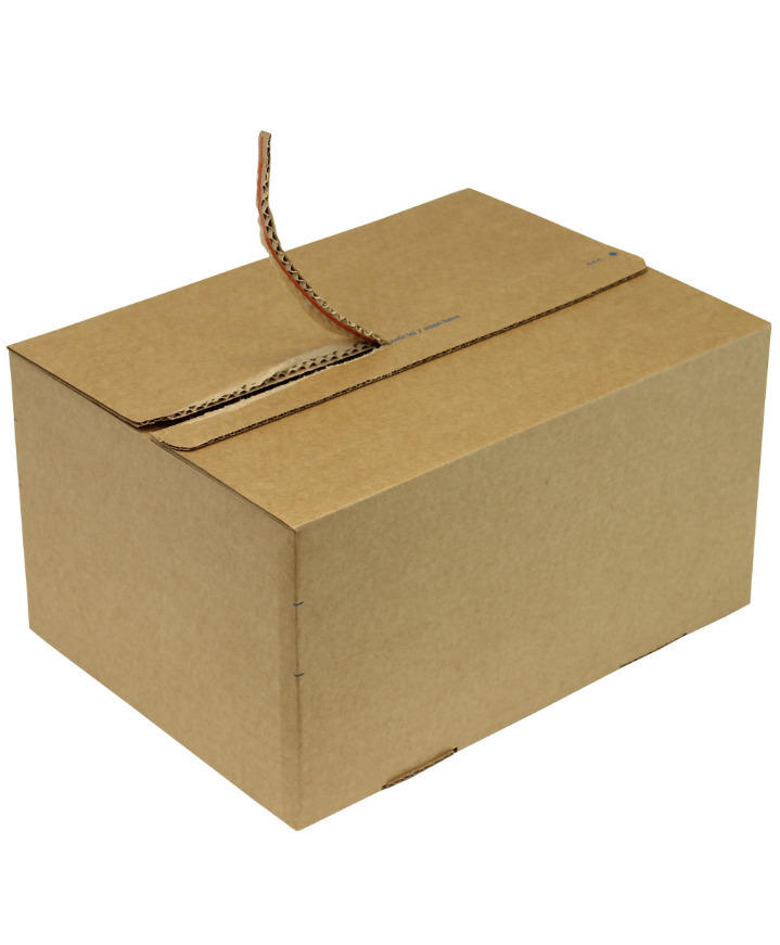 Rychlouzavírací krabice, 1vrstvá, samolepicí klopa, 310 x 230 x 81-160 mm, kvalita 1.30B - 4