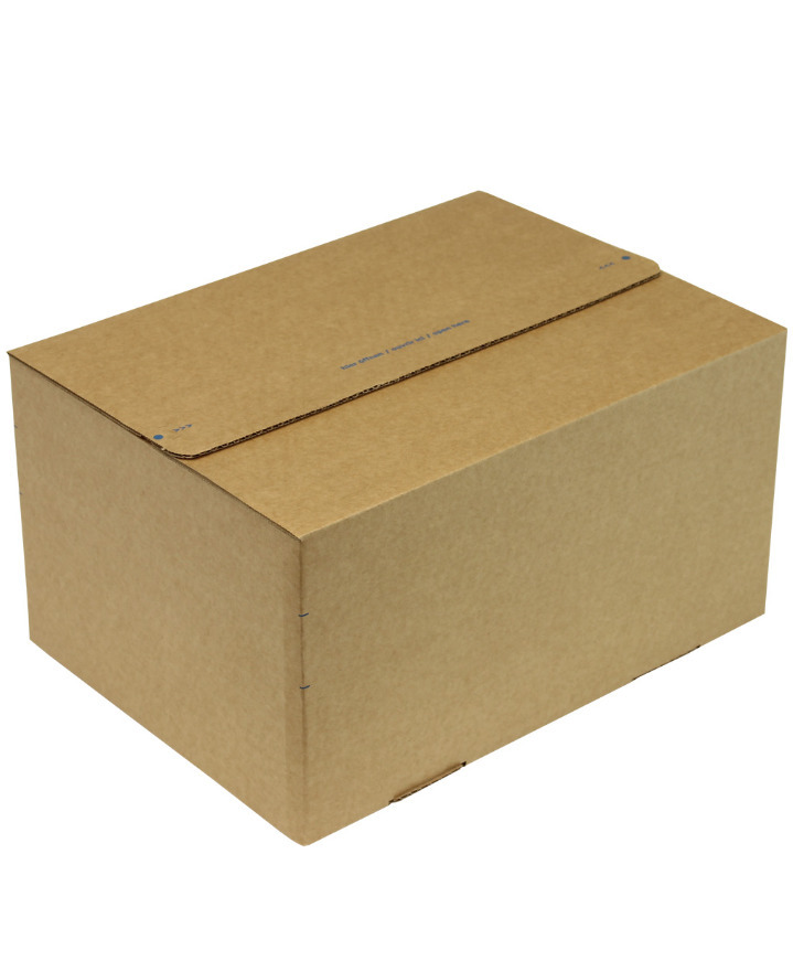Rychlouzavírací krabice, 1vrstvá, samolepicí klopa, 310 x 230 x 81-160 mm, kvalita 1.30B - 3