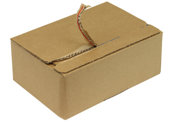 Automatyczny karton składany 1-falowy, zamknięcie samoprzyl., 230x160x80 mm, format A5, jakość 1.20B - 4
