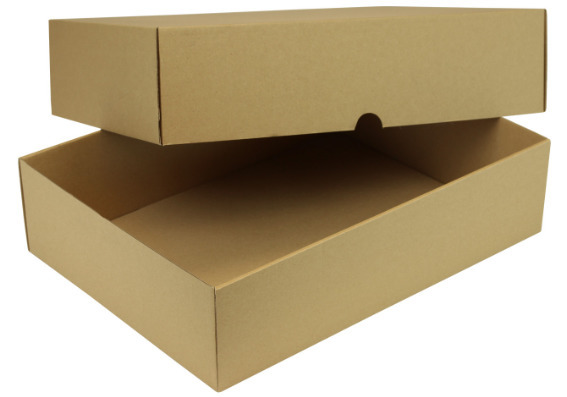 Krabica z kartónu s nasadzovacím vekom, 435 x 315 x 110 mm, formát A3, kvalita 1.20E - 1