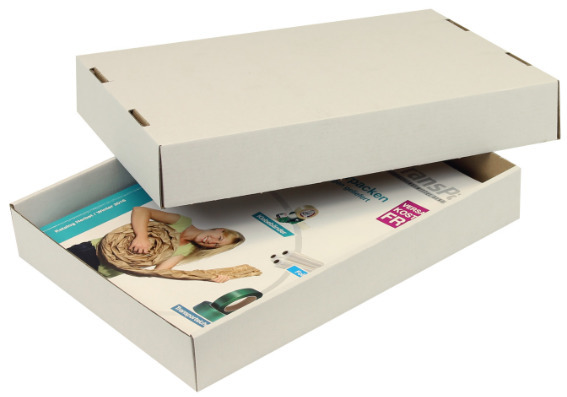 Loose lid cardboard box, 302 x 215 x 45 mm, format A4, quality 1.20E - 1