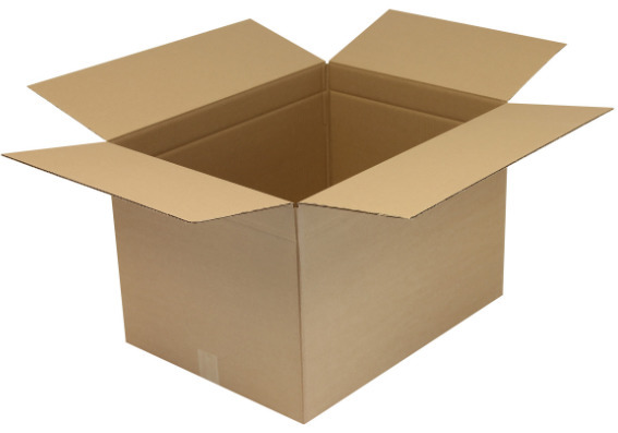 Boîte en carton pliant ondulé à 1 cannelure, intérieur 600 x 450 x 400 mm, format A2, qualité 1 .30C - 1