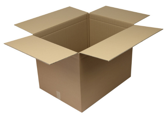 Boîte en carton pliant ondulé à 2 cannelures, dimensions intérieures 780x580x580mm, qualité 2. 50BC - 1